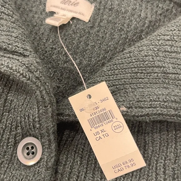 NWT Aerie Cozy Up Waffle Knit Sweater - Picture 3 of 10
